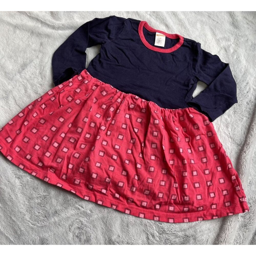 Gymboree 2T Blue & Pink Dress